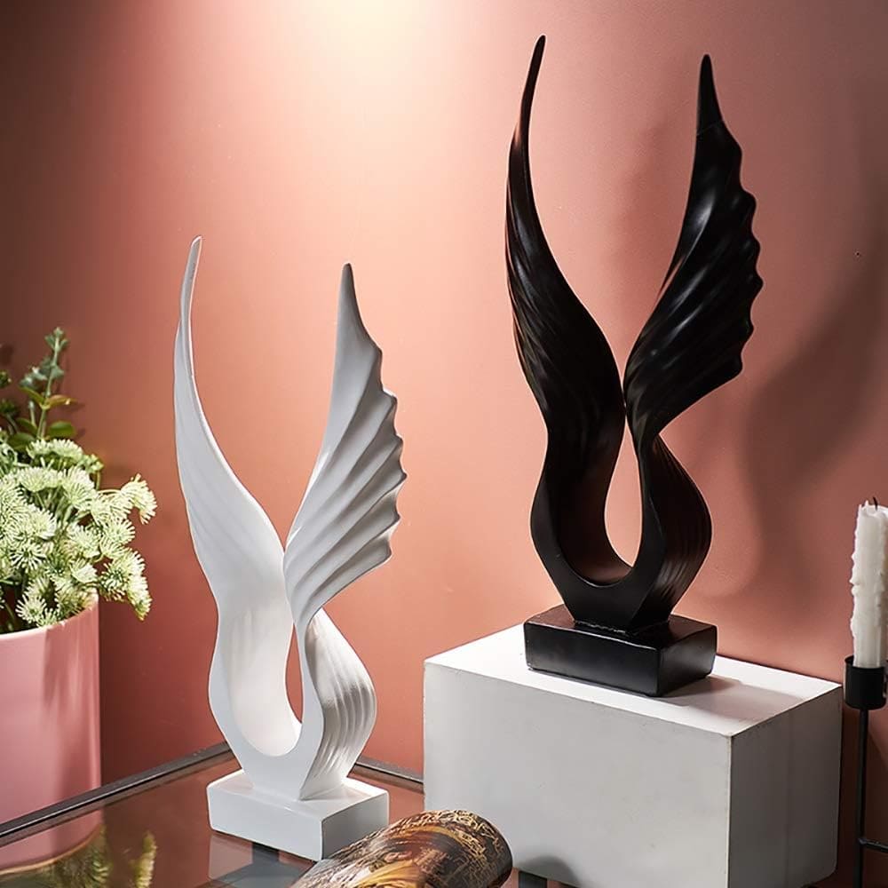 Esculturas Alas Eternas de Marmol (43cm)